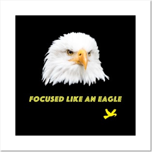 gift idea bald eagle Posters and Art